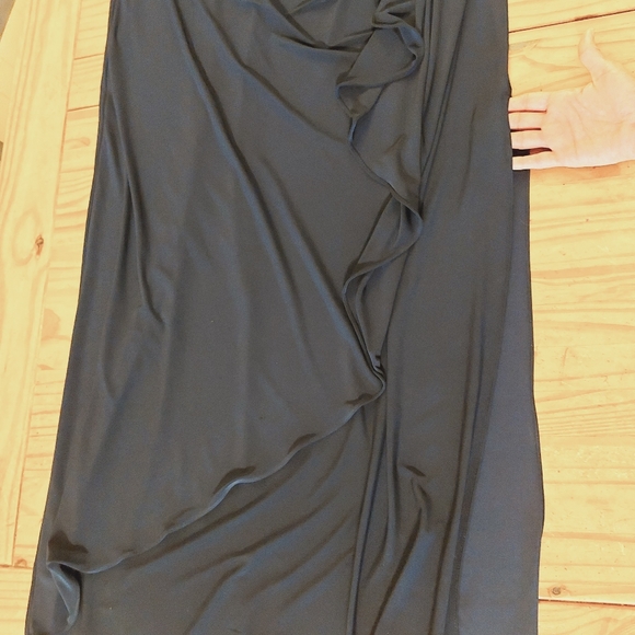 SOLD!!°  NWT Alex Evenings Sleeveless Rhinestones Neckline Navy Blue Long Dress - Picture 7 of 12